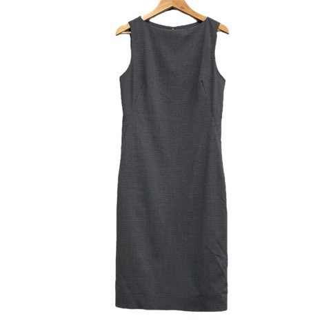 セオリー Theory ノースリーブワンピース タイト スリット グレー  