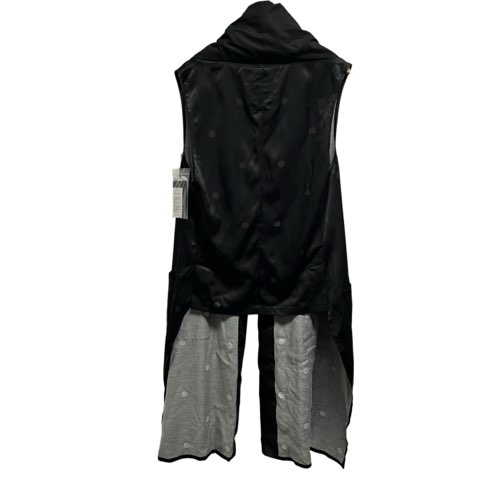 リミフゥ LIMI feu タグ付き ドット柄 総柄 ロングベスト ジレ