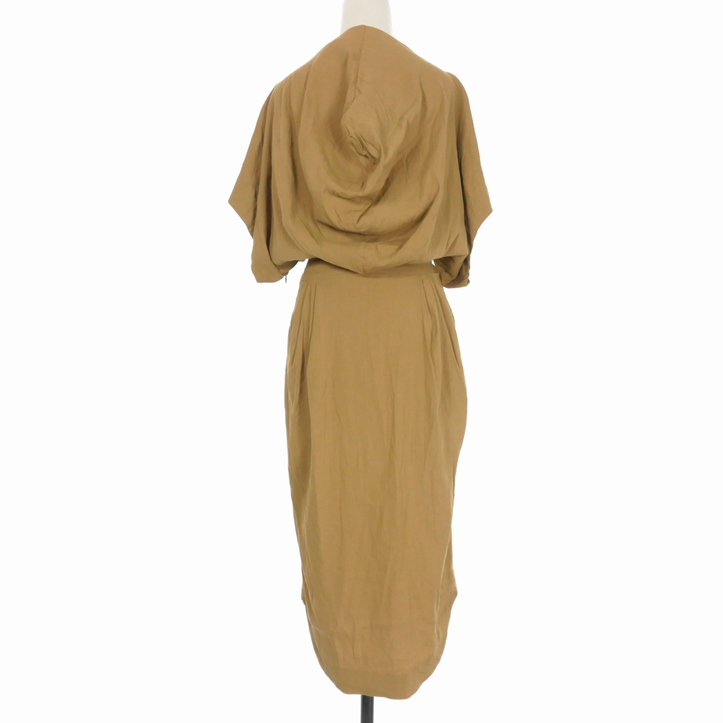 マメクロゴウチ Mame Kurogouchi 18SS リボン ロングワンピース  