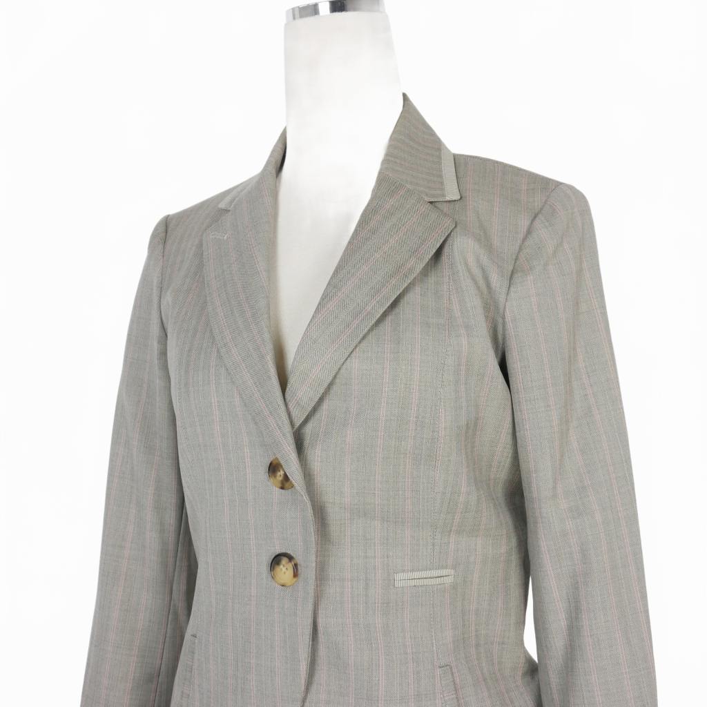 Karen Millen☆シングルブレスト テーラード ブレザー KAREN MILLEN ジャカード シングルブレスト テーラード ブレザー