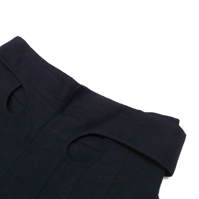 mame kurogouchi 22SS High Waisted パンツ - カジュアルパンツ