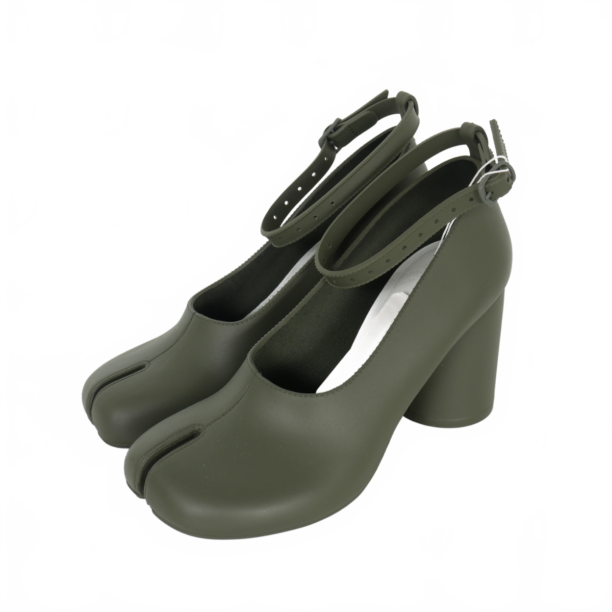 メゾンマルジェラ Maison Margiela PVC タビ 足袋 ストラップ ヒール 