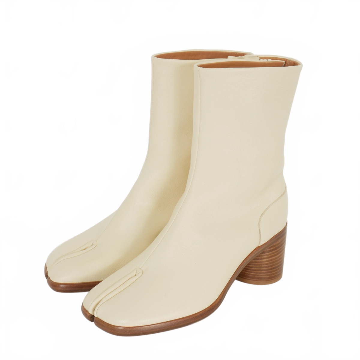 メゾンマルジェラ Maison Margiela タビ 足袋 レザー ヒールブーツ 
