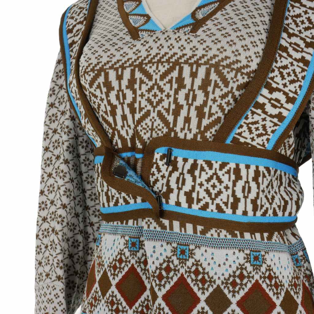 未使用品 マメクロゴウチ Mame Kurogouchi 22AW Fair Isle Knitted  