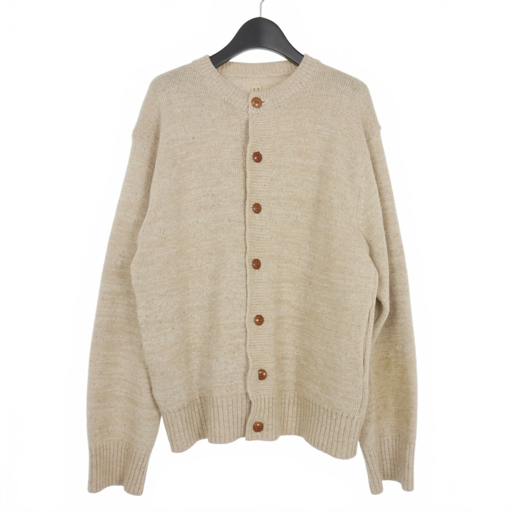 タイガタカハシ T.T Taiga Takahashi A.R.C CARDIGAN ノーカラー 