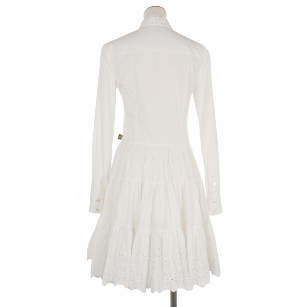 LOUIS VUITTON ホワイトシャツワンピース 34