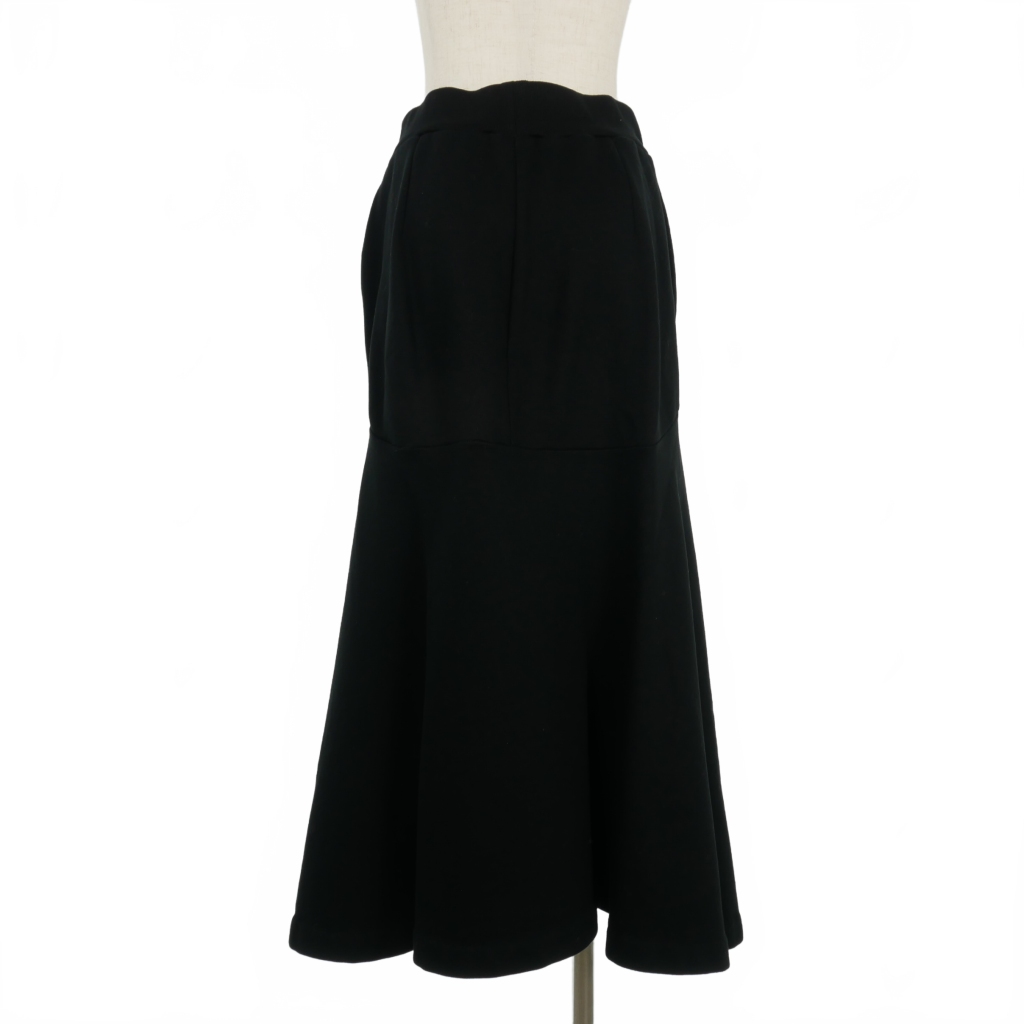 Mame Kurogouchi スウェット　スカート Cording Embroidery Sweat Skirt - navy - Mame Kurogouchi
