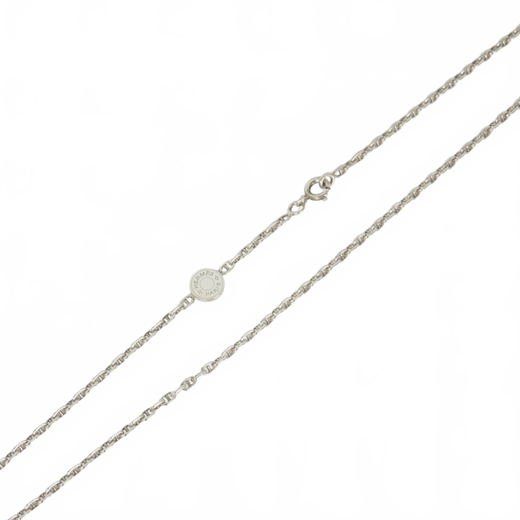 エルメス HERMES シェーヌダンクル ネックレス セリエ 40cm シルバー  