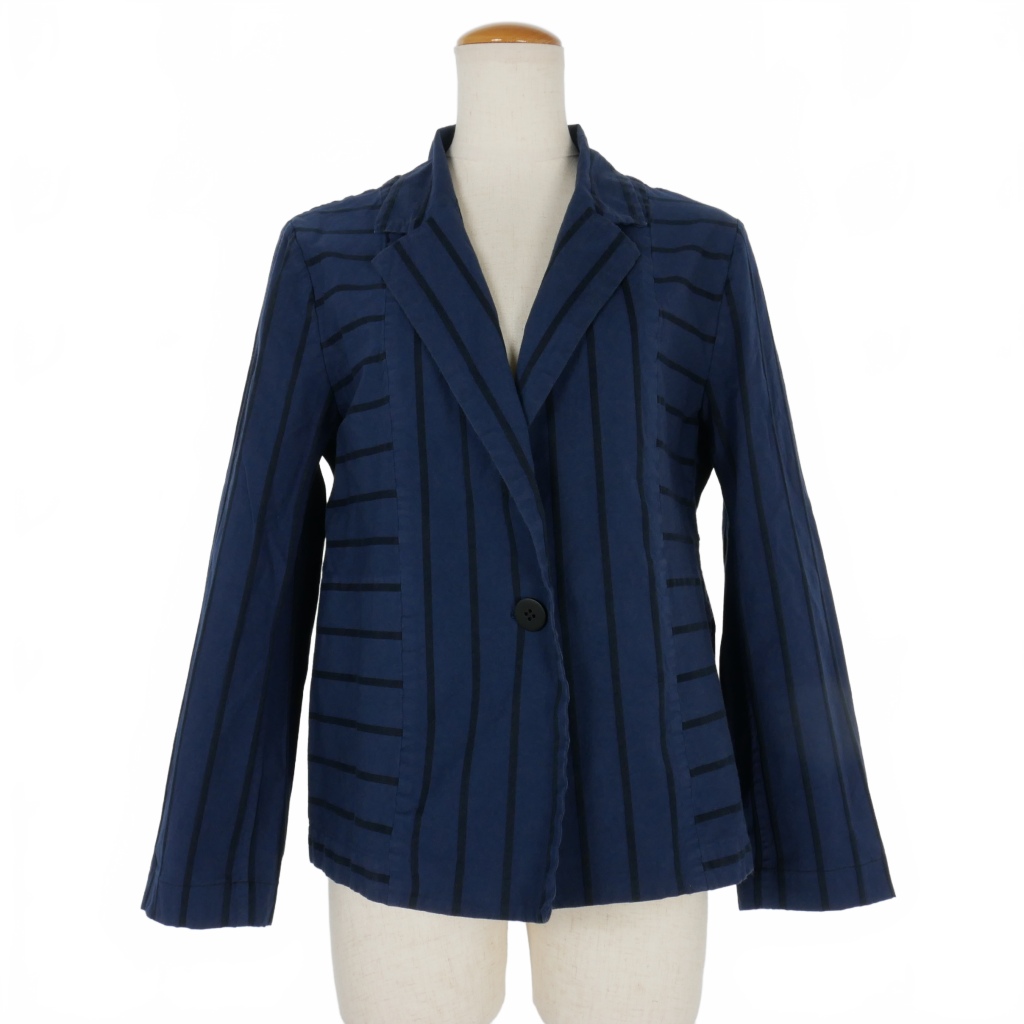 ハート Haat イッセイミヤケ 17SS 製品染め ストライプ コットン  