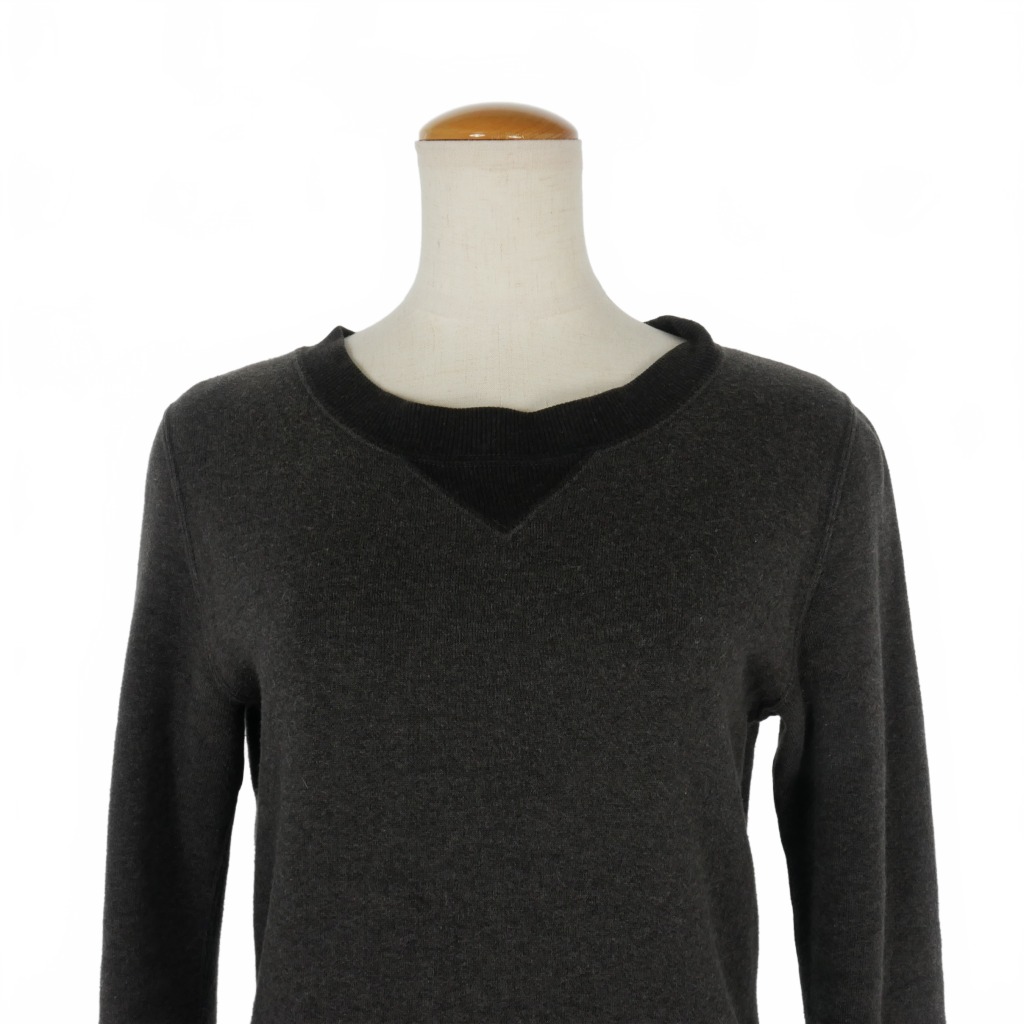 サカイ sacai スカート切替 ドッキング スウェット ワンピース