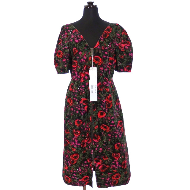 未使用品 マルニ MARNI 20SS フラワープリント ジップ ロング 