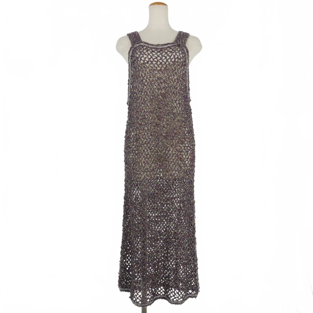フミカ ウチダ FUMIKA_UCHIDA MESH NT TANK DRESS メッシュニット 