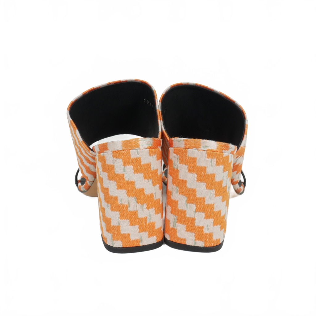 ドリスヴァンノッテン DRIES VAN NOTEN ヒール ジャガード ミュール  