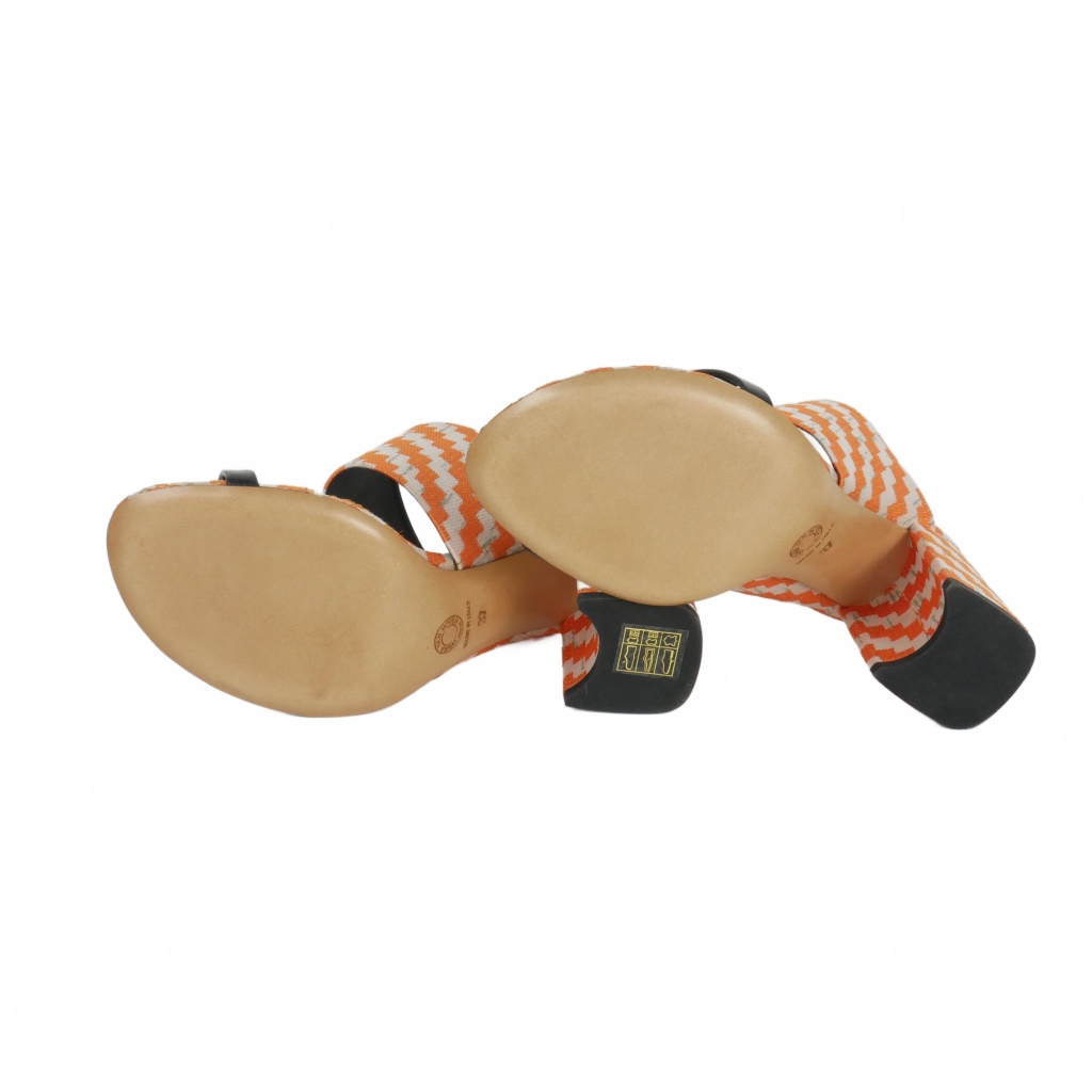 ドリスヴァンノッテン DRIES VAN NOTEN ヒール ジャガード ミュール  