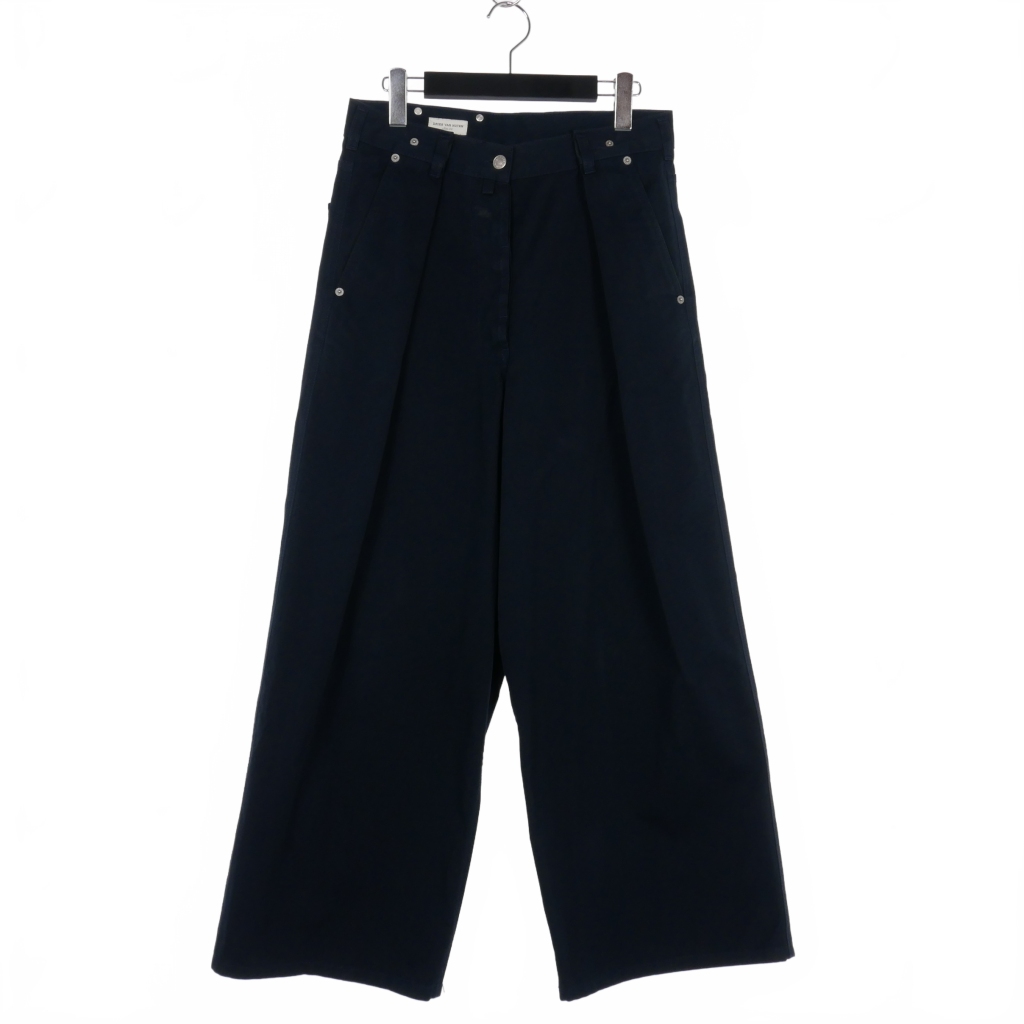 ドリスヴァンノッテン DRIES VAN NOTEN 5ポケット コットン タック  