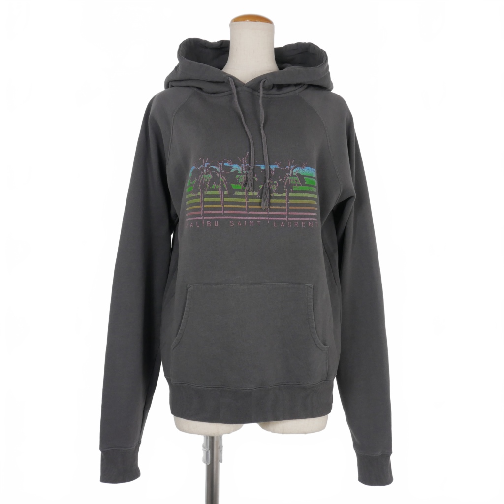 Saint Laurent★パームツリープリントフーディM Saint Laurent Palm Trees Print Hoodie for Men | Lyst
