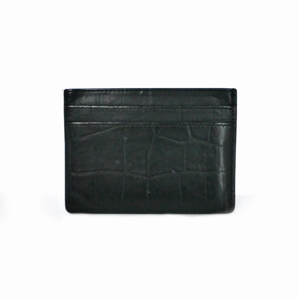 イヴサンローラン YVES SAINT LAURENT カードケース レザー ロゴ 黒