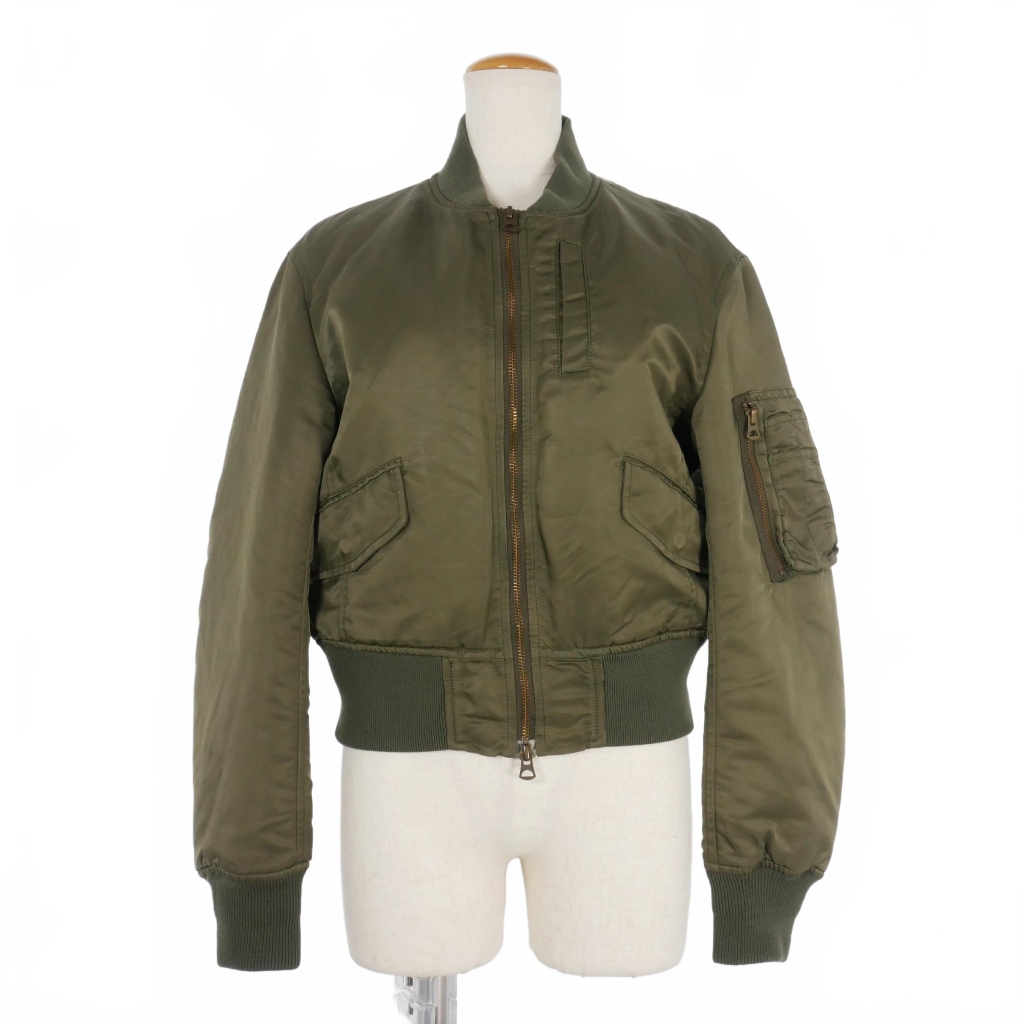 マメクロゴウチ Mame Kurogouchi 15AW 刺繡 MA-1 フライトジャケット  