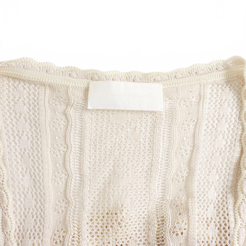 マメクロゴウチ Mame Kurogouchi 21SS カーテンレース ニット 