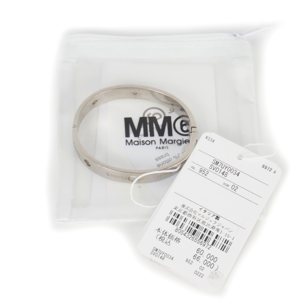 MM6 新品未使用　ブレスレット　サイズ02 MM6 並行輸入 エムエム 6 メゾン マルジェラ MAISON MARGIELA