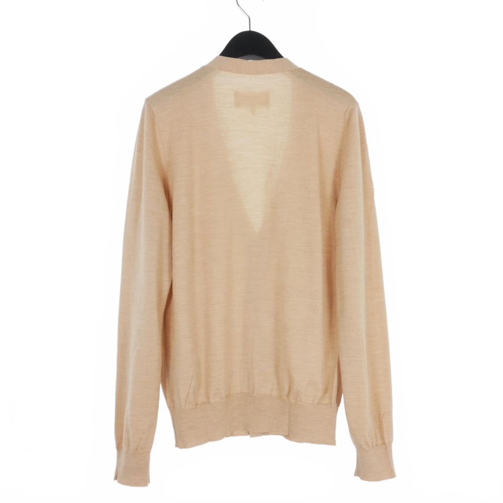 Maison Margiela ベージュカーディガン 週末限定】Maison Margiela
