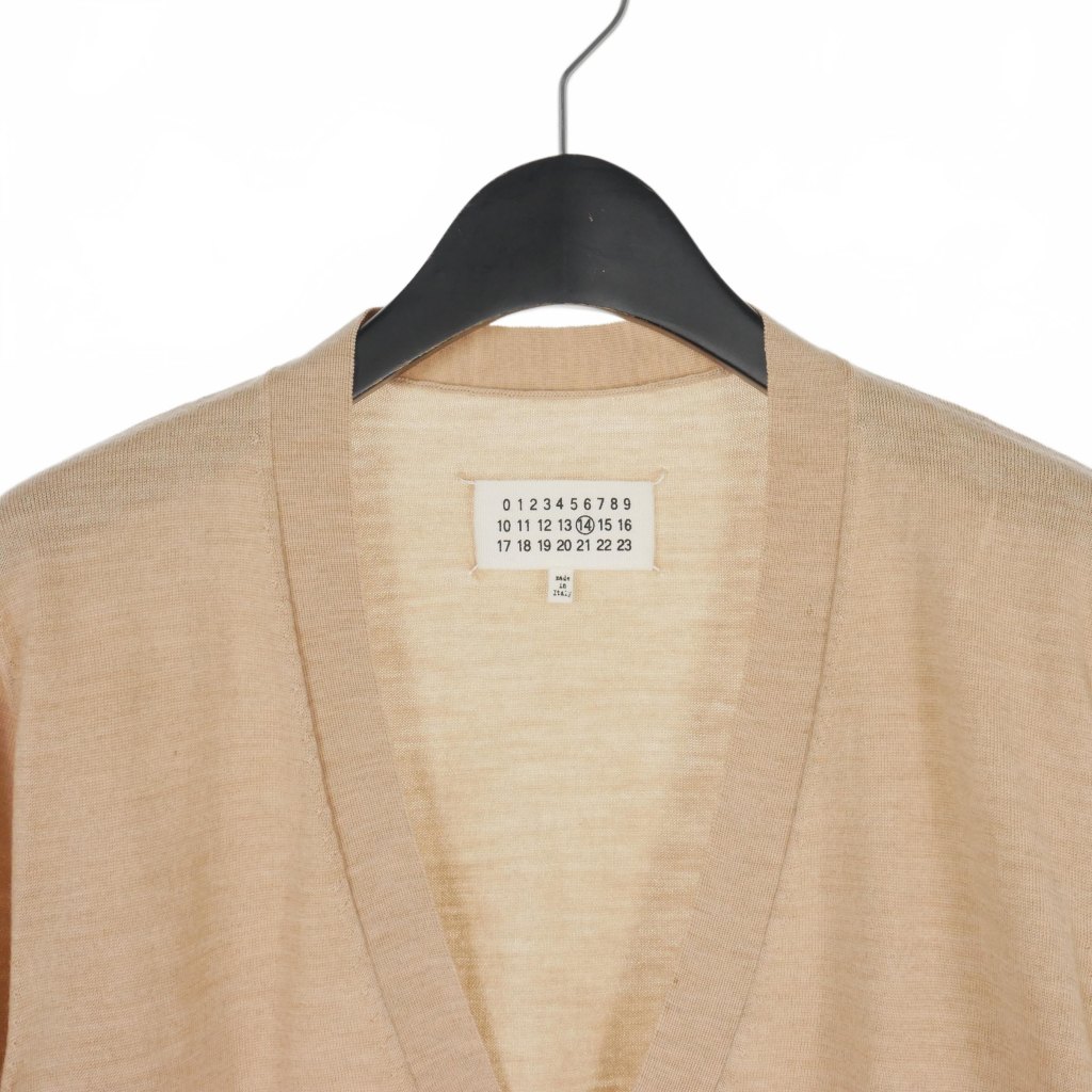 メゾンマルジェラ Maison Margiela ニットカーディガン 長袖 ウール S
