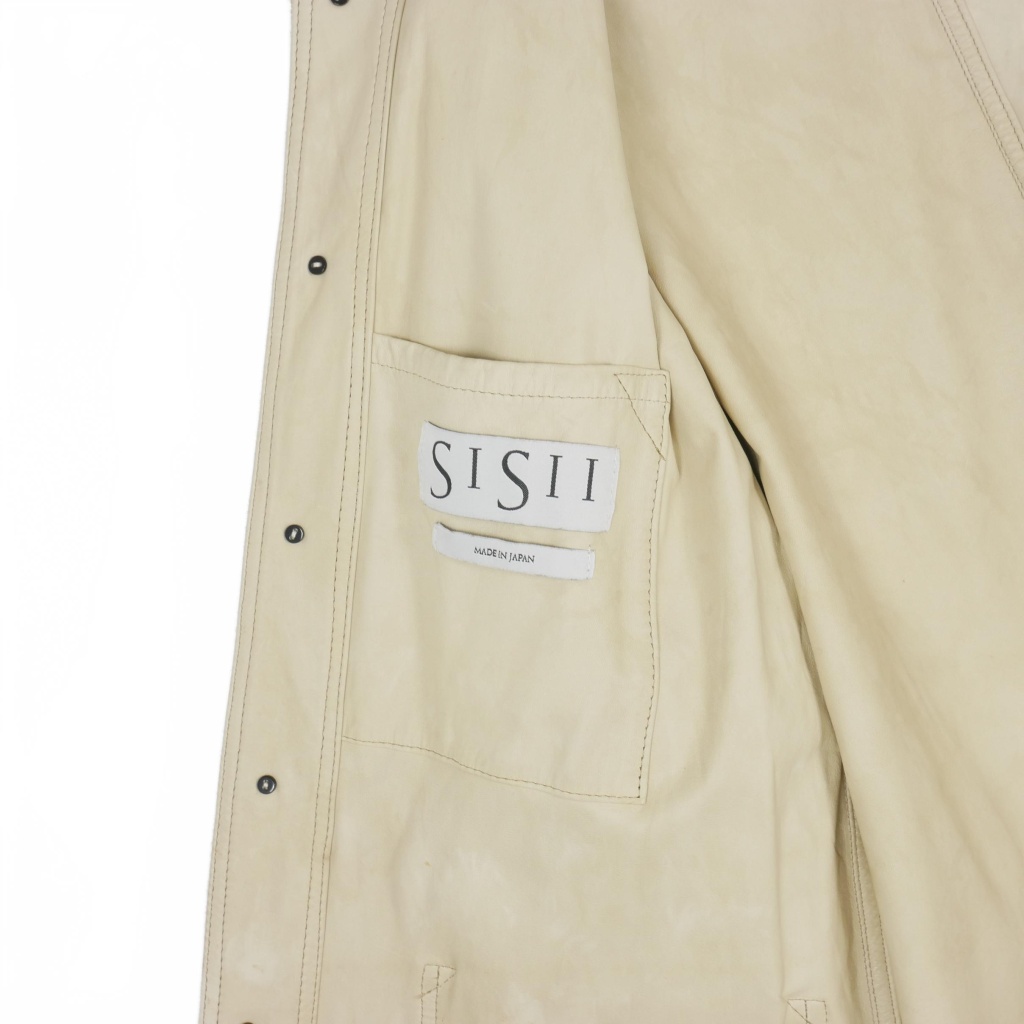 定価12万Bshop別注Sisii シシ スエードフレンチワークレザージャケット