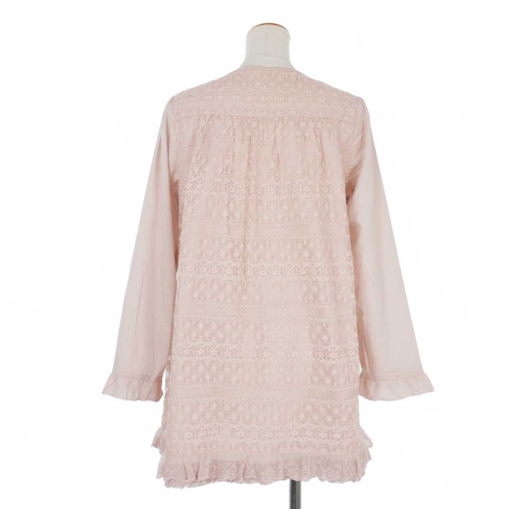 ピンクハウス フリル レース 長袖ブラウス ピンクハウス PINK HOUSE レース フリル ブラウス 長袖 ピンク