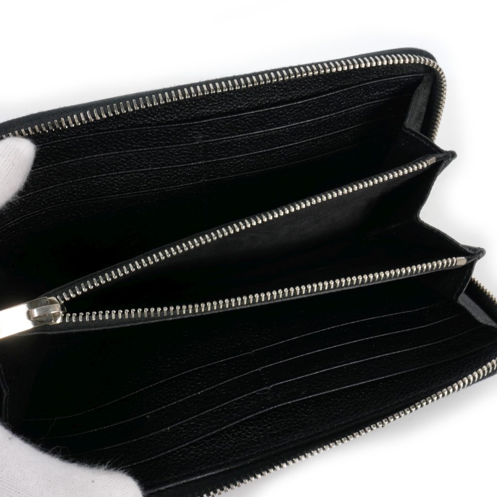 SAINT LAURENT PARIS ロングウォレット Yves Saint Laurent サンローラン 長財布 レディース ブラック