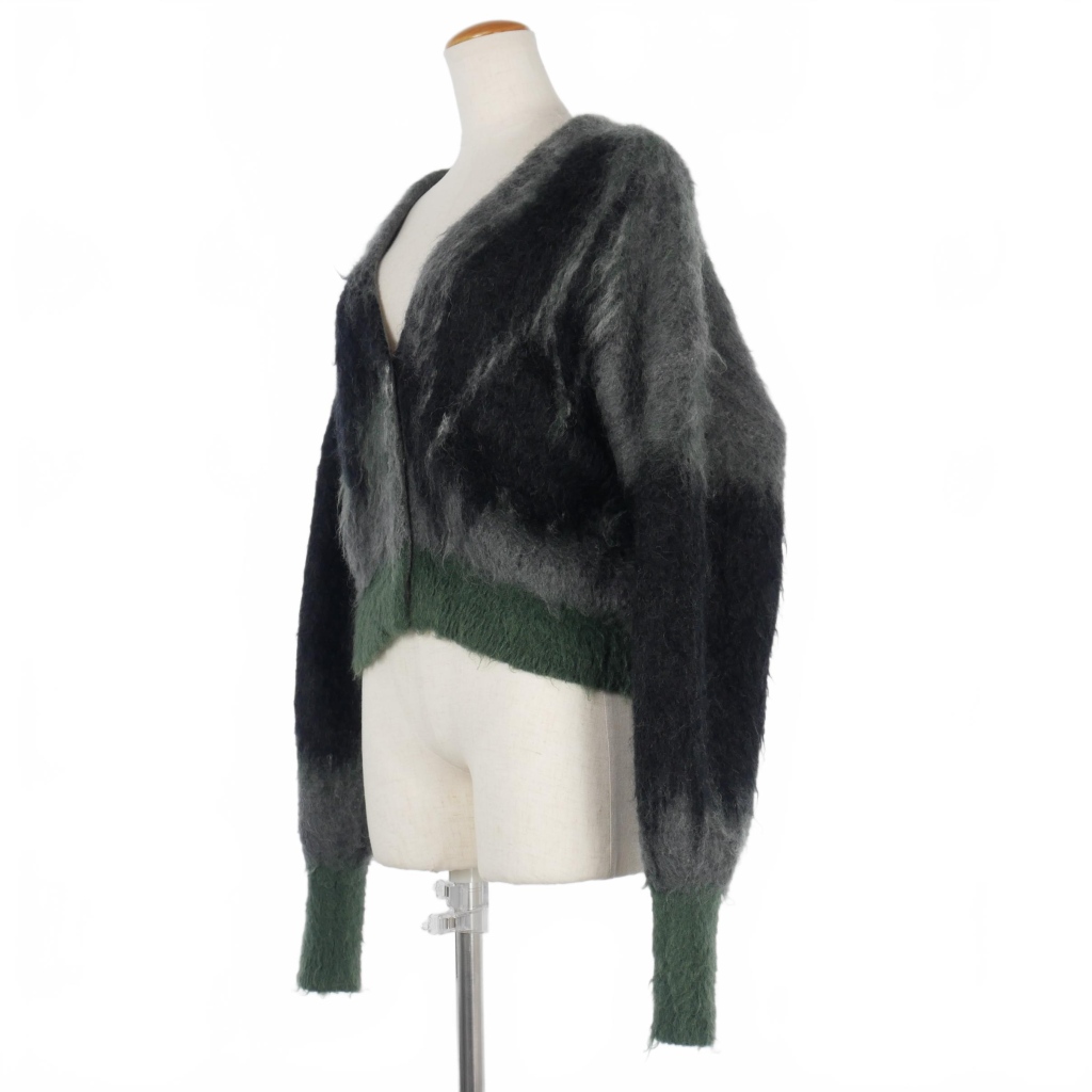 マメクロゴウチ Mame Kurogouchi 24AW Drip Glaze Pattern Mohair