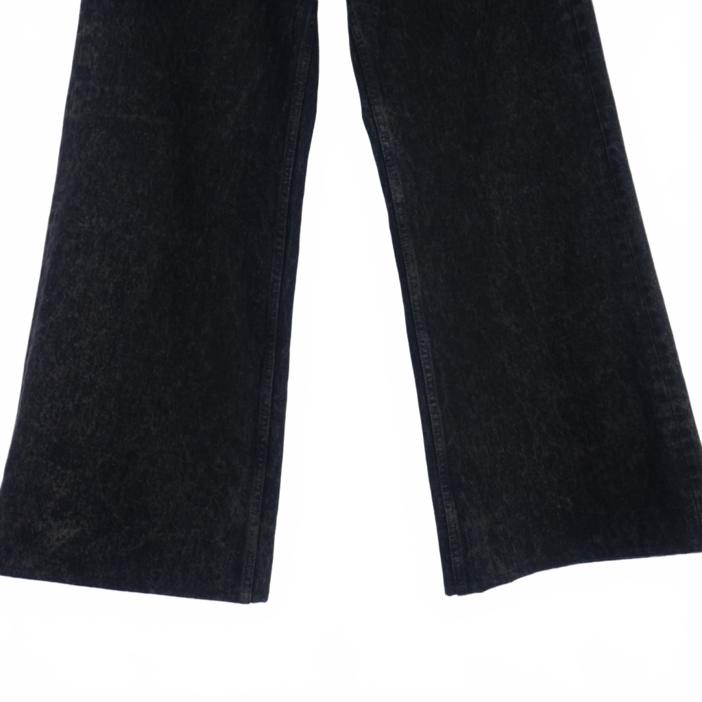 マルニ MARNI 24AW MARBLE DYED DENIM コーティング ワイド デニム