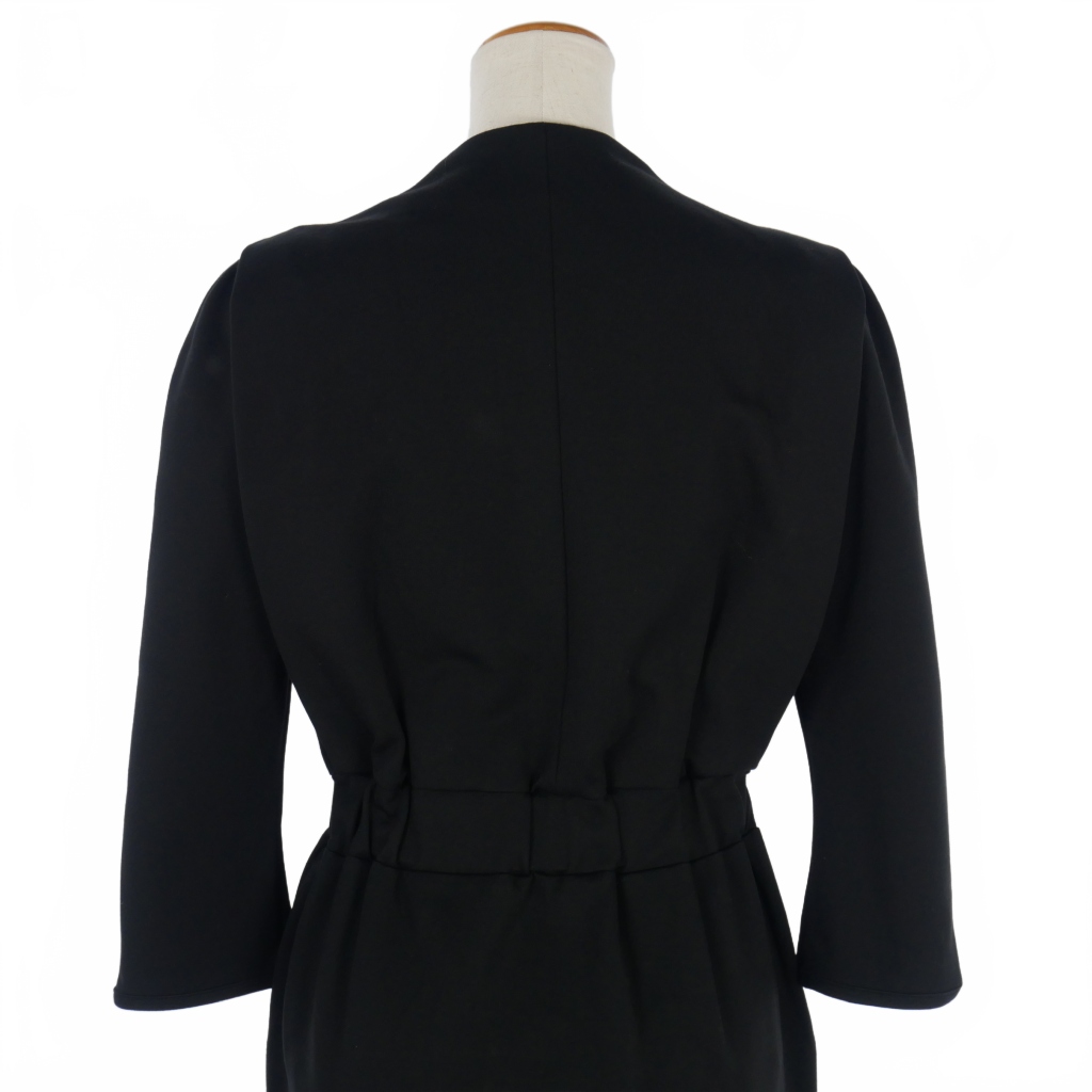 マメクロゴウチ Mame Kurogouchi Vネック ジャージー ワンピース ひざ