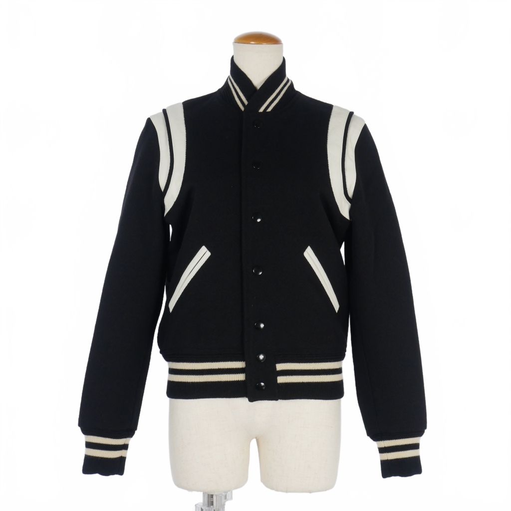 サンローラン パリ SAINT LAURENT PARIS テディジャケット スタジャン