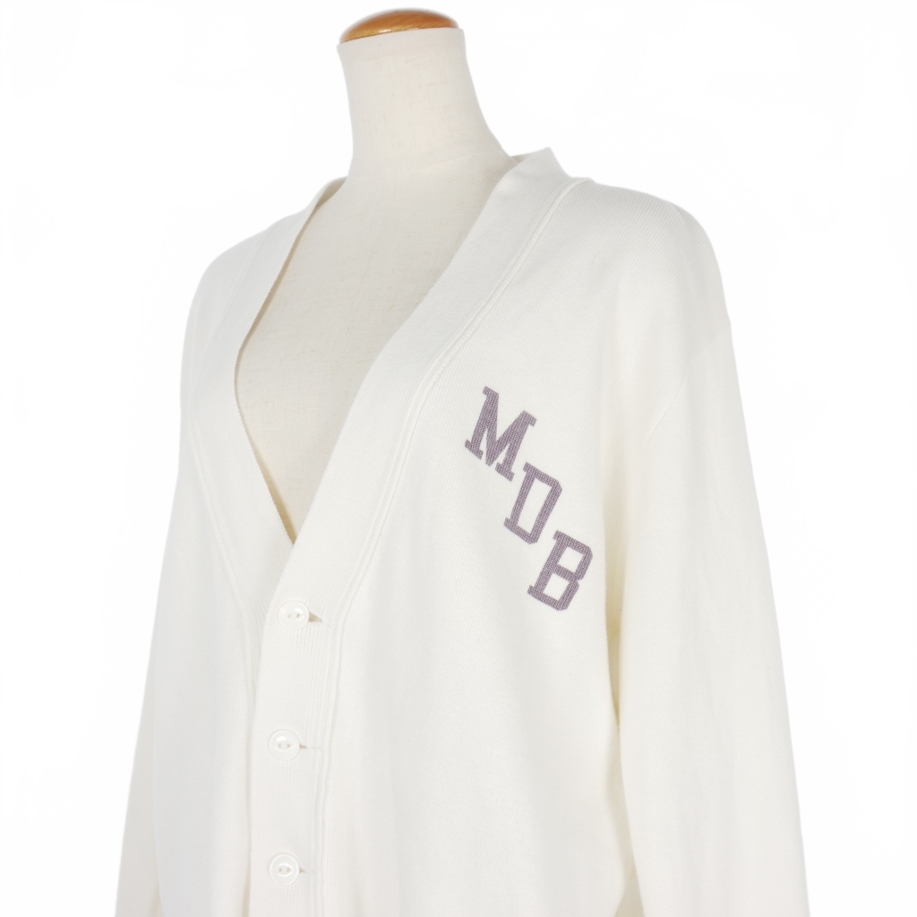 MADISONBLUE リブニットカーディガン白00 マディソンブルー MADISONBLUE リブニットカーディガン白00 マディソンブルー