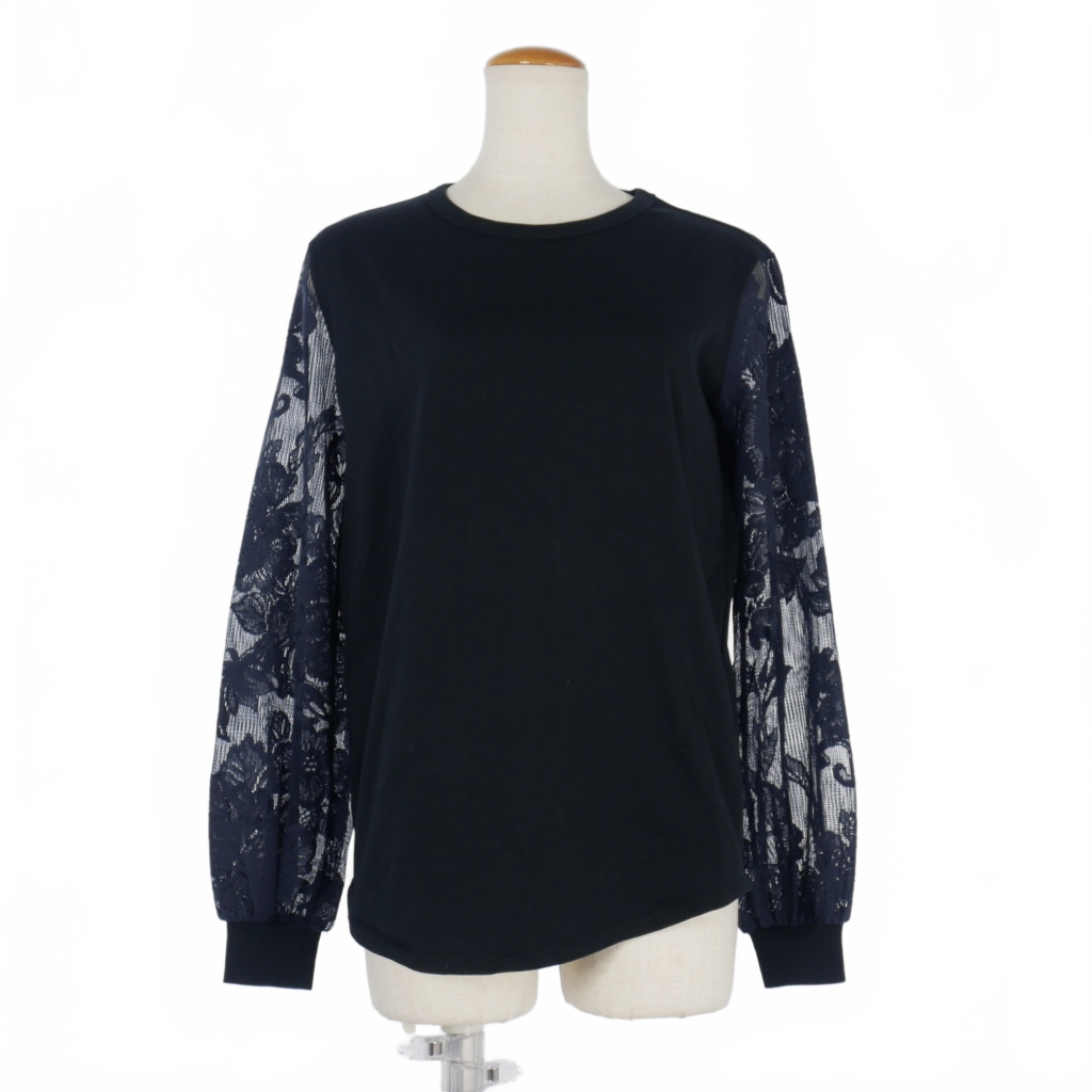 シーバイクロエ SEE BY CHLOE 袖切替 カットソー トップス レース 長袖