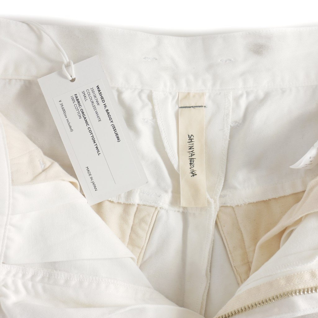 未使用品 シンヤコズカ SHINYA KOZUKA 25SS WASHED Hi, BAGGY