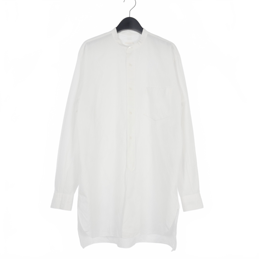 コモリ COMOLI 21SS BAND COLLAR SHIRT バンドカラーシャツ 長袖