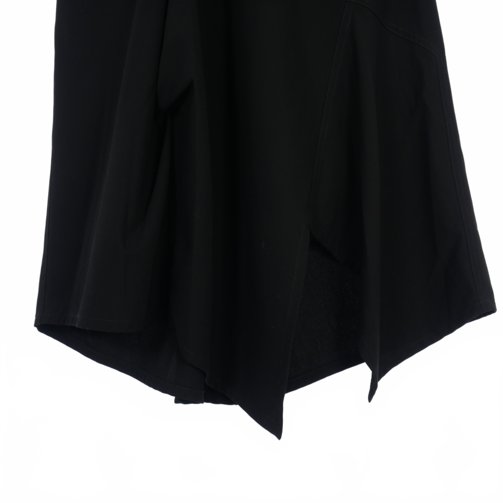 ロエベ LOEWE アシンメトリー ロングスカート 32 黒 ブラック