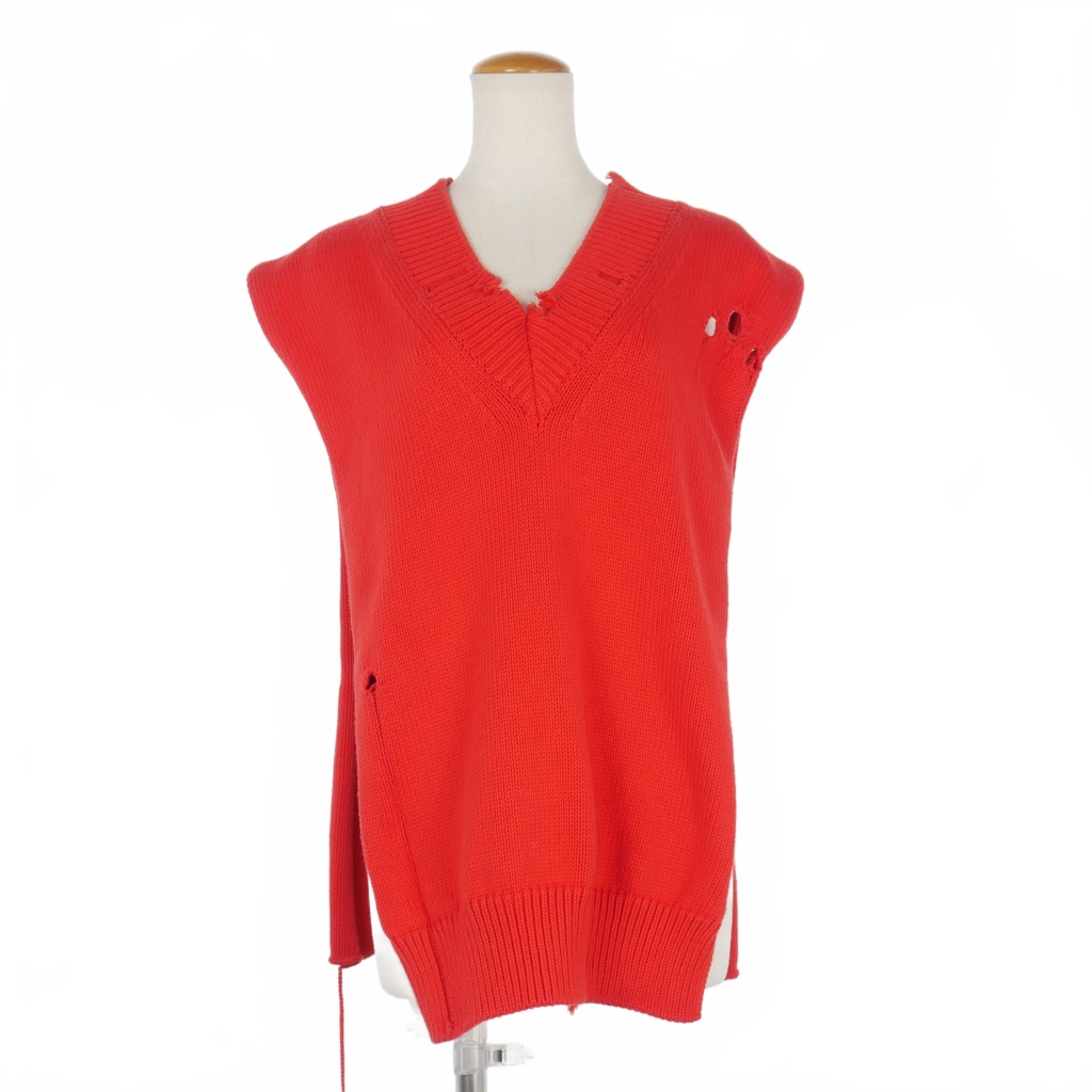 メゾンマルジェラ Maison Margiela 21SS デストロイド タバード ニット