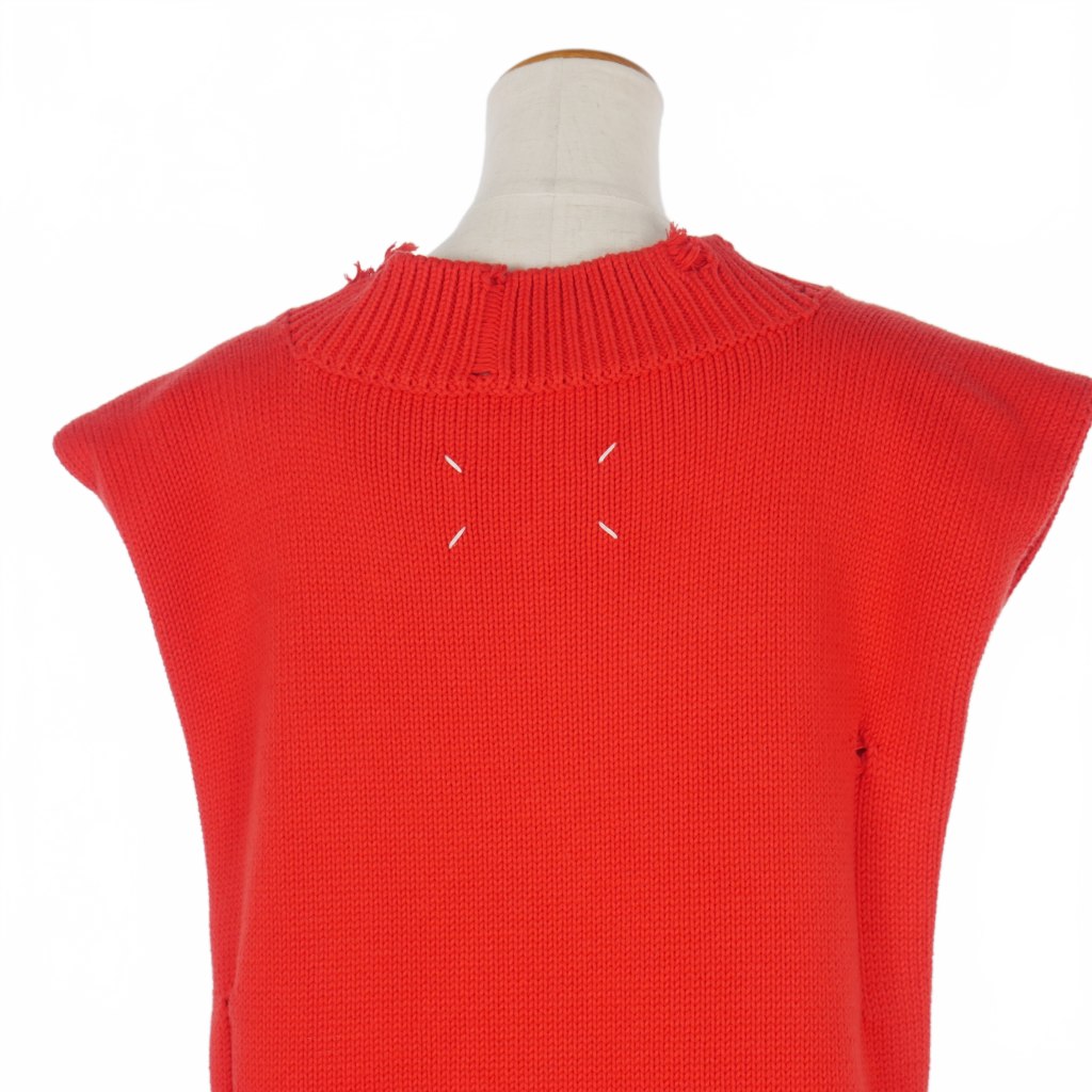 メゾンマルジェラ Maison Margiela 21SS デストロイド タバード ニット