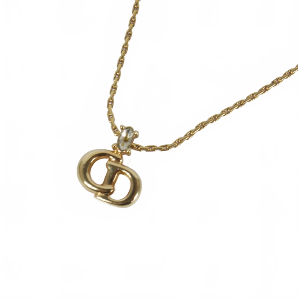 クリスチャンディオール Christian Dior ヴィンテージ CDロゴ チェーン