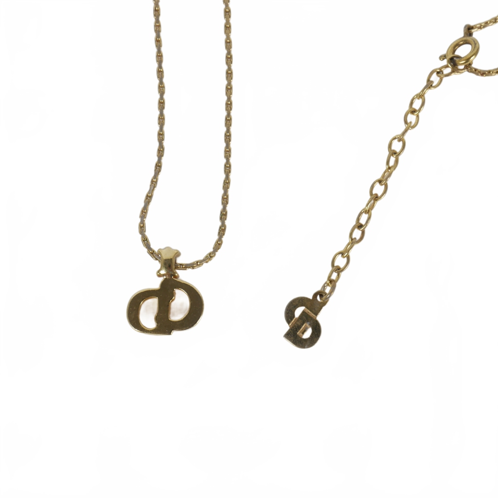 クリスチャンディオール Christian Dior ヴィンテージ CDロゴ チェーン