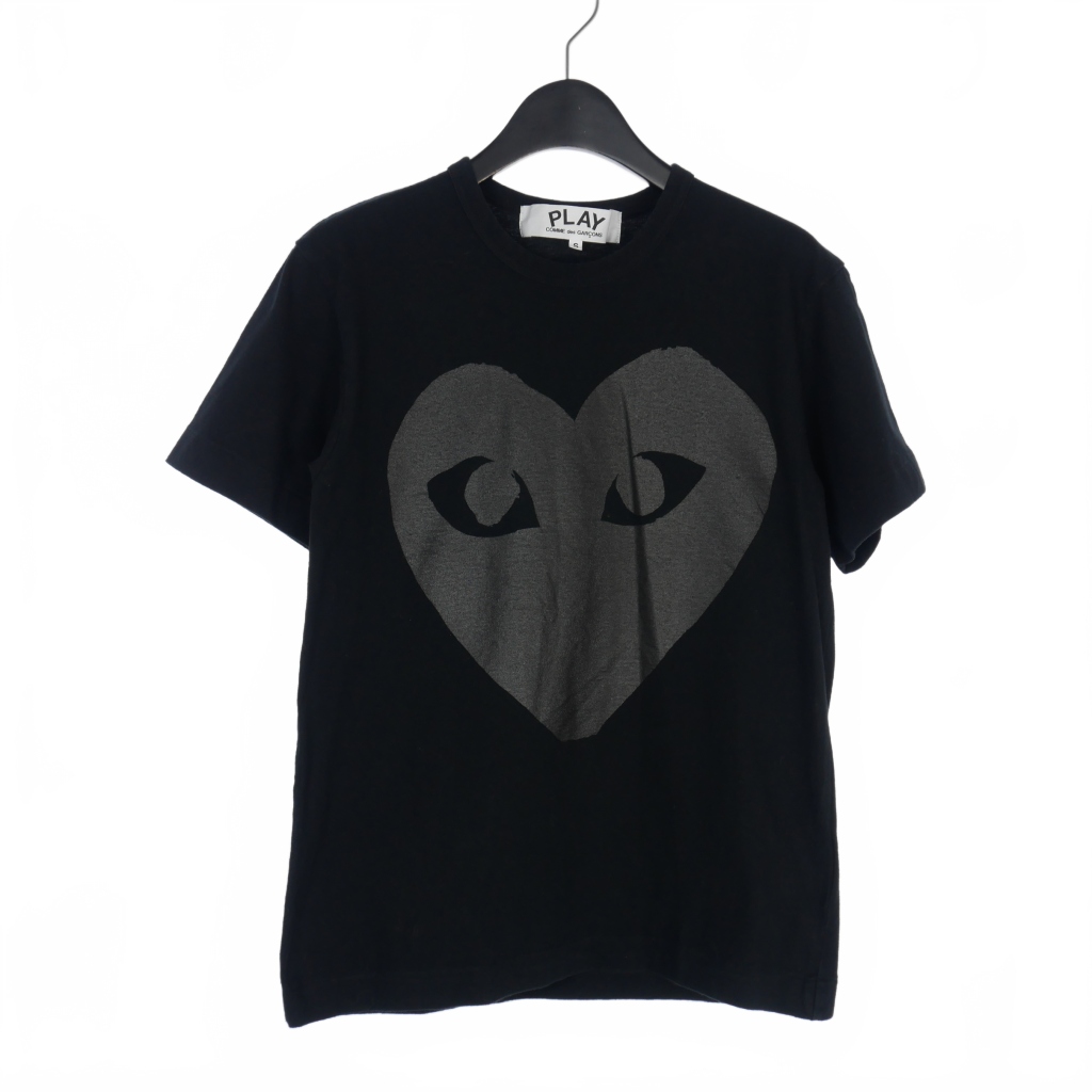 半袖 黒ハート コムデギャルソン tシャツ メンズ プレイ
