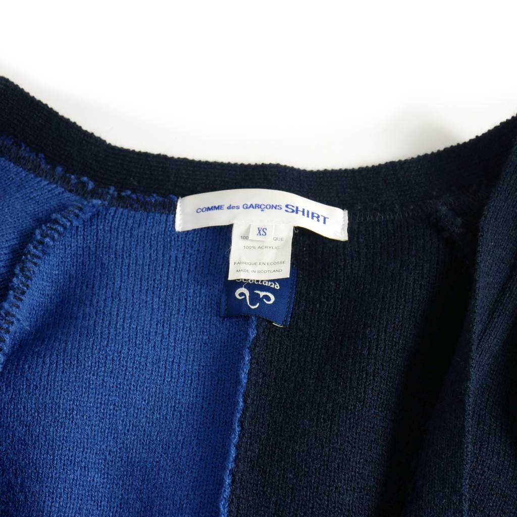 コムデギャルソンシャツ COMME des GARCONS SHIRT 切替 ニット  