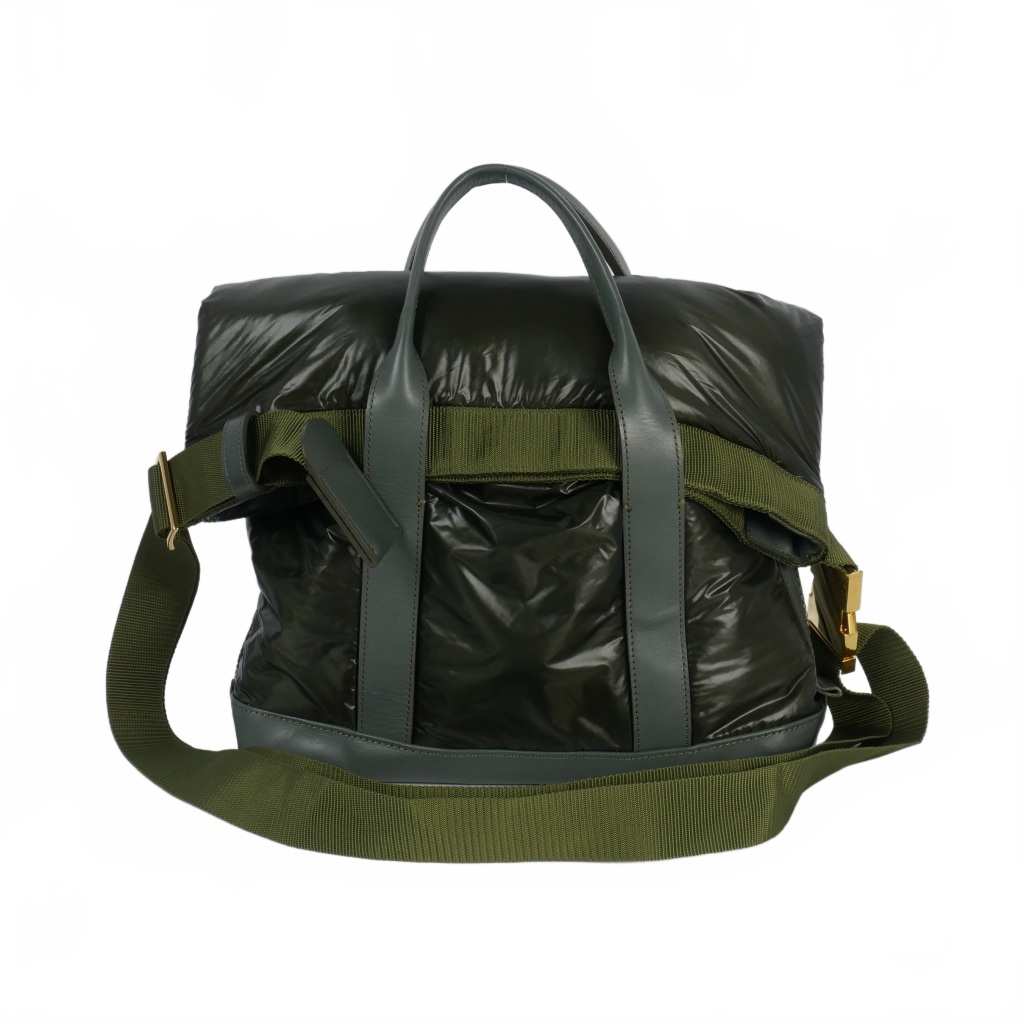 サカイ sacai ドライナイロン ショルダーバッグ 2WAY 緑 カーキ 21 