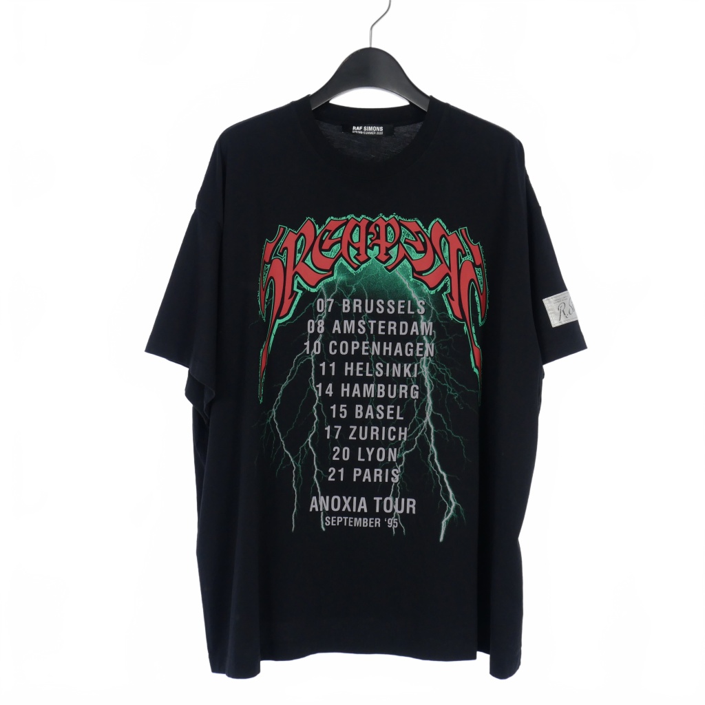 ラフシモンズ RAF SIMONS 22SS Big fit T-shirt Sreapers プリント T 