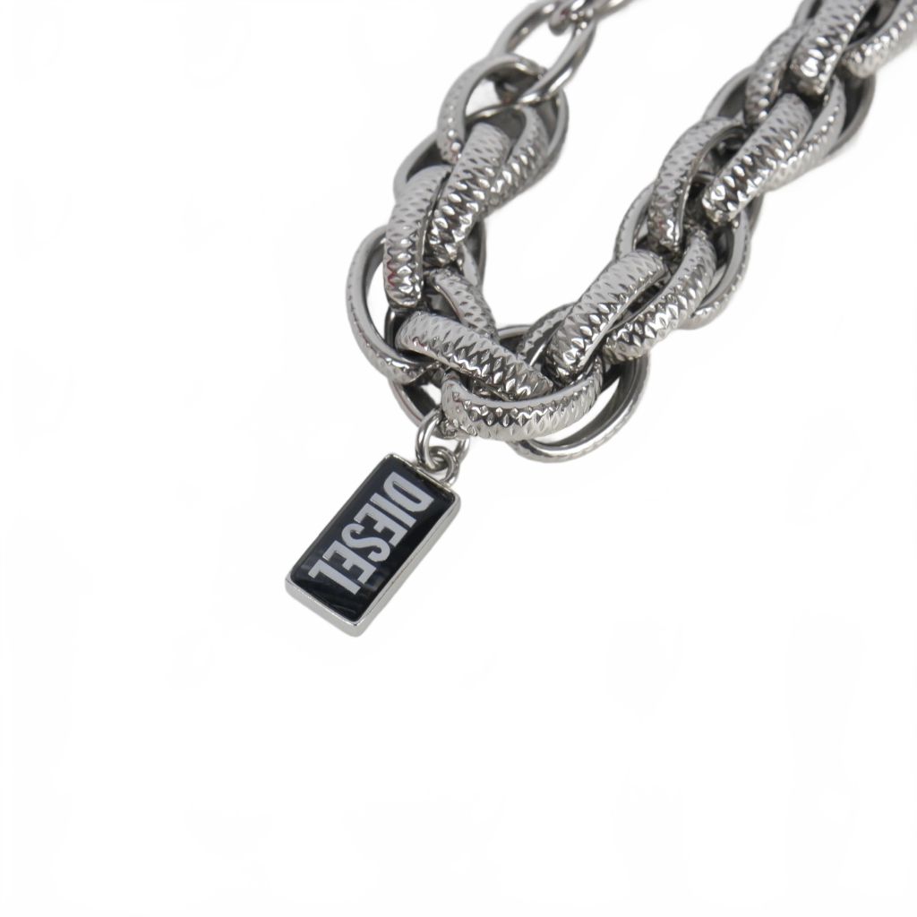 ディーゼル DIESEL チェーン ブレスレット シルバー DX1514