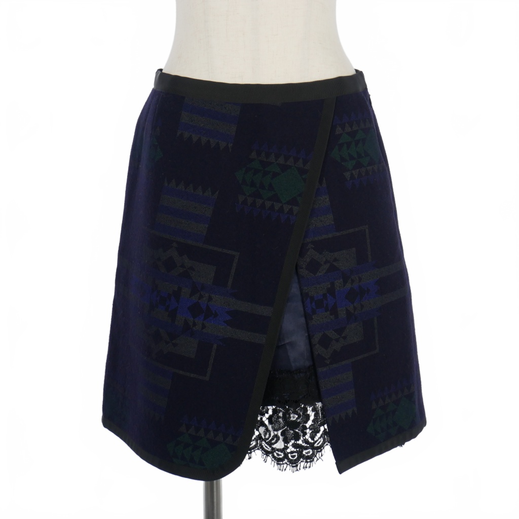 sacai luck レース スカート