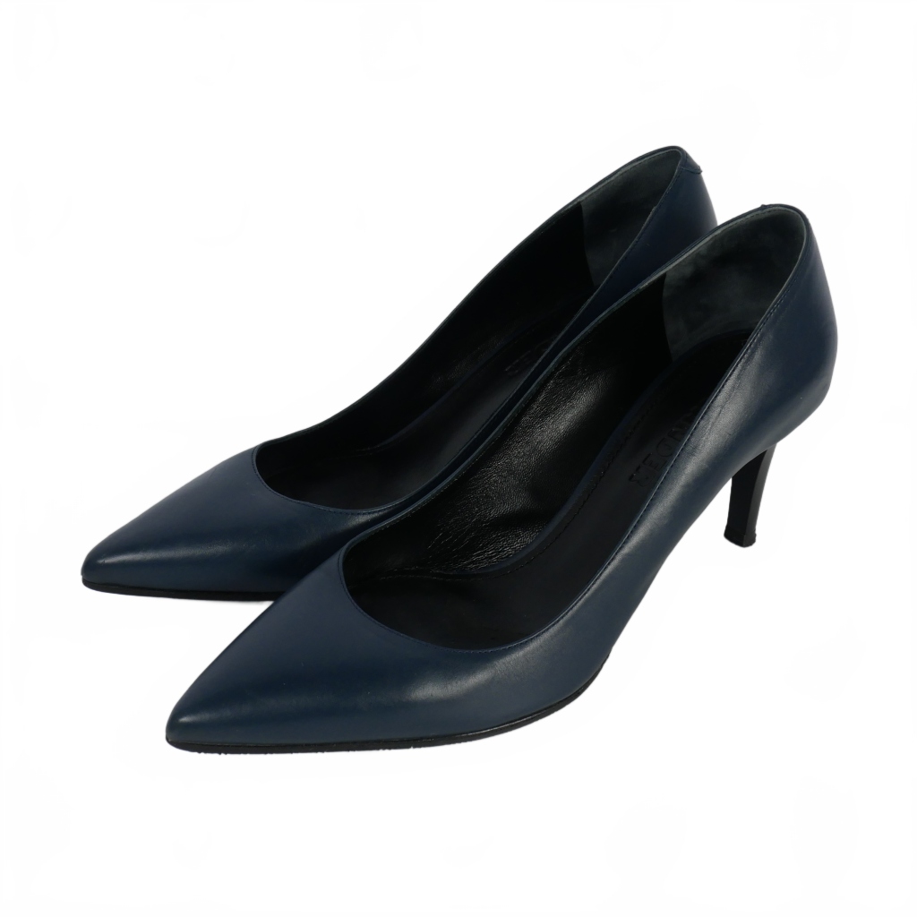 ジルサンダー JIL SANDER レザー ポインテッドトゥ パンプス 7cmヒール 