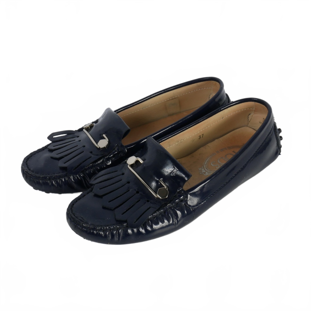 TODS 37モカシン ネイビー 【公式通販】